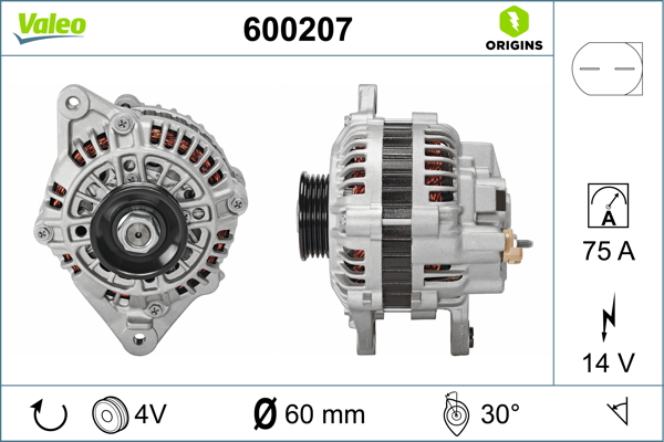 VALEO Generátor 600207_VALEO