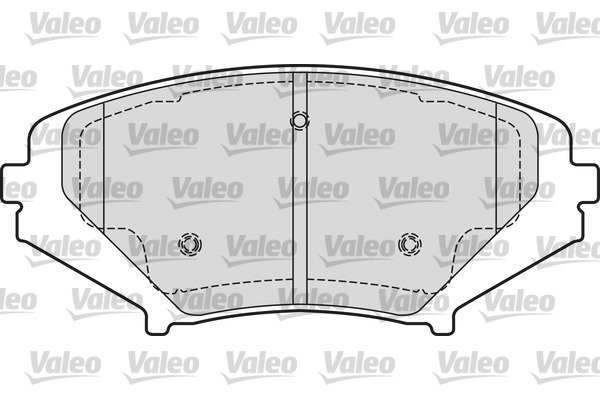 VALEO Első fékbetét 601651_VALEO