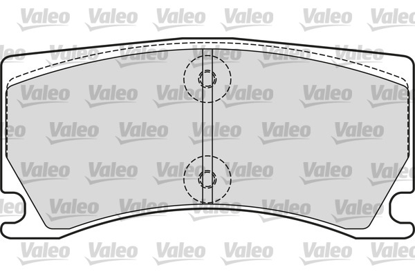 VALEO Első fékbetét 601660_VALEO