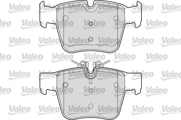 VALEO Hátsó fékbetét 601694_VALEO