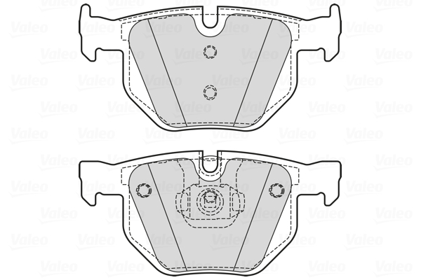 VALEO Első fékbetét 601725_VALEO