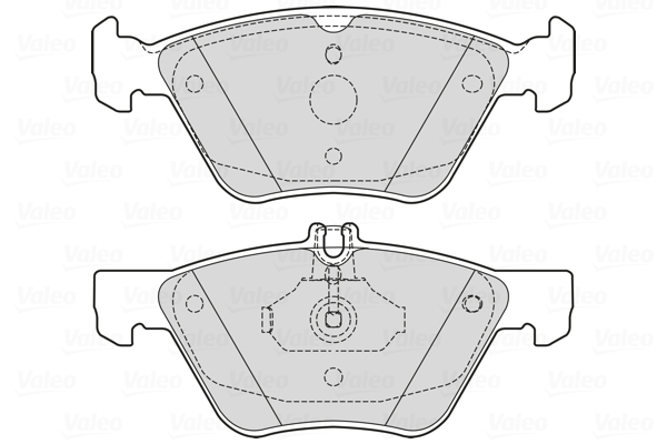 VALEO Első fékbetét 601729_VALEO