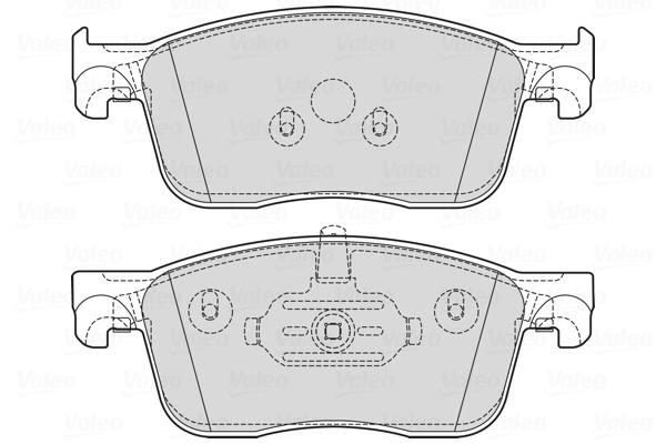 VALEO Első fékbetét 601743_VALEO