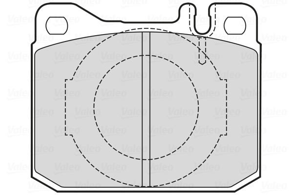 VALEO Első fékbetét 601746_VALEO