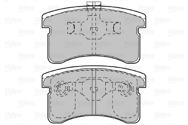 VALEO Első fékbetét 601024_VALEO