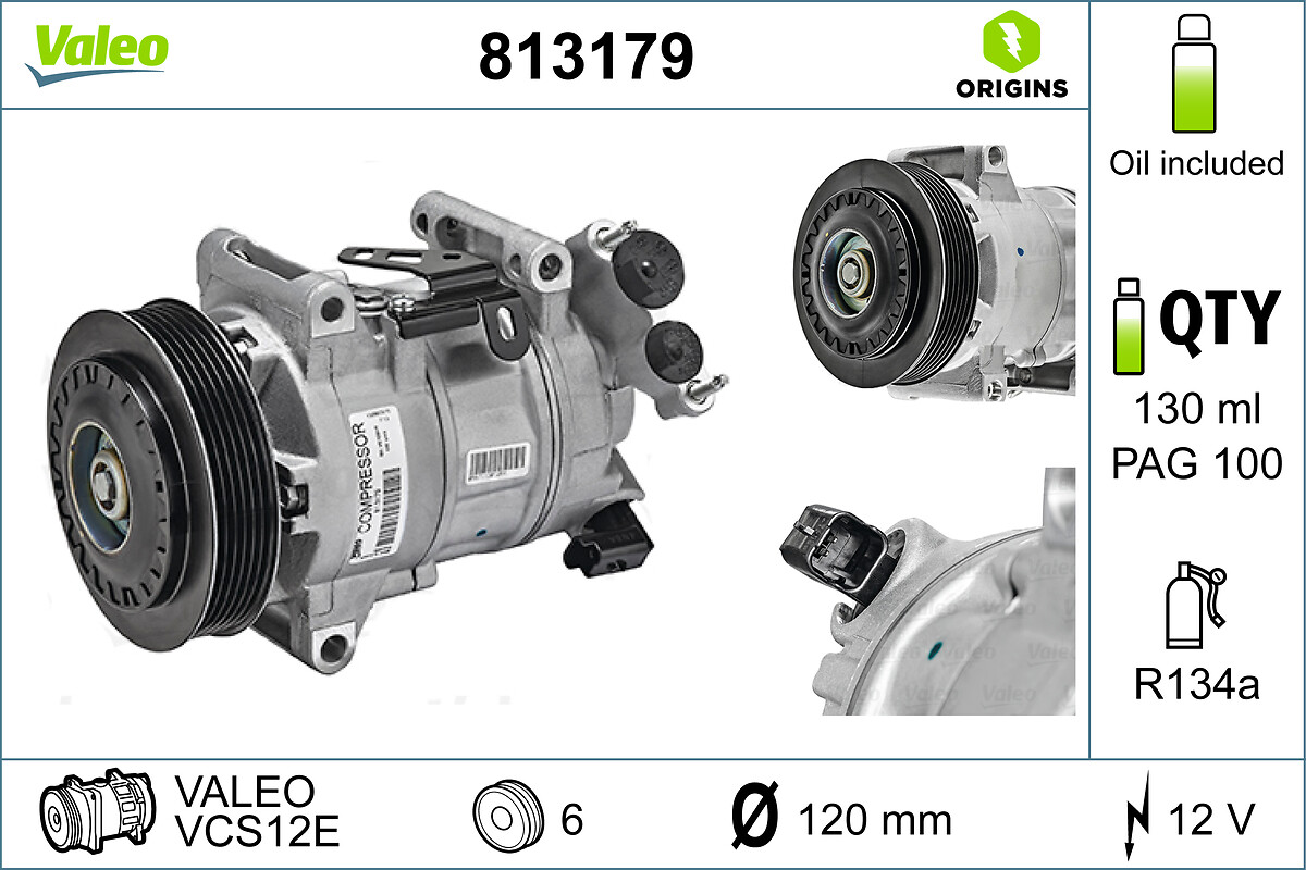 VALEO Klímakompresszor 813179_VALEO