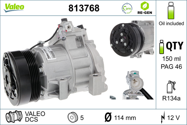 VALEO Klímakompresszor 813768_VALEO