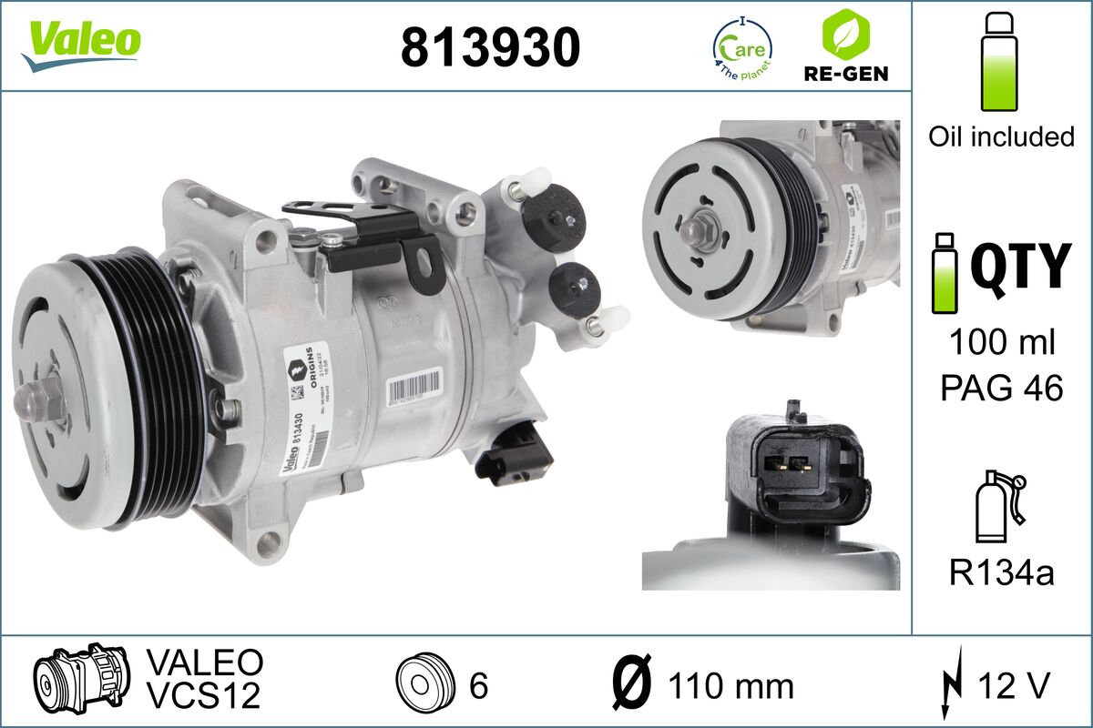 VALEO Klímakompresszor 813930_VALEO