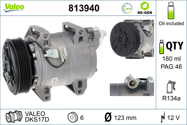 VALEO Klímakompresszor 813940_VALEO