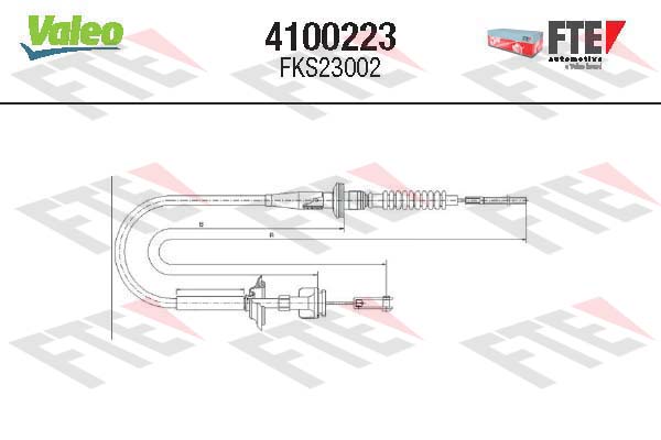 VALEO Kuplungbowden 4100223_VALEO