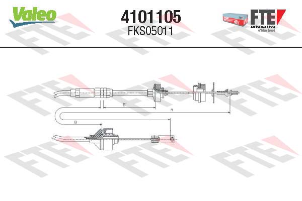 VALEO Kuplungbowden 4101105_VALEO