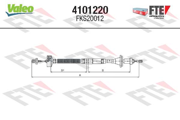 VALEO Kuplungbowden 4101220_VALEO