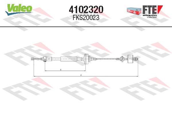 VALEO Kuplungbowden 4102320_VALEO