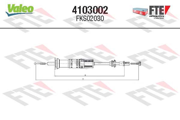 VALEO Kuplungbowden 4103002_VALEO