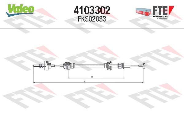 VALEO Kuplungbowden 4103302_VALEO