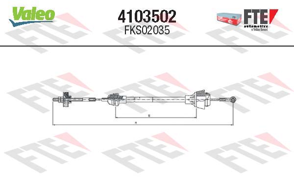 VALEO Kuplungbowden 4103502_VALEO