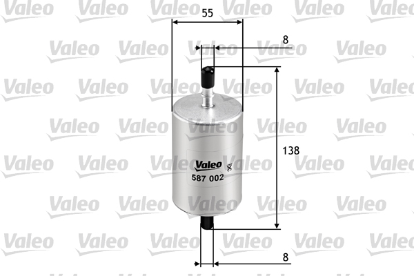 VALEO Üzemanyagszűrő 587002_VALEO