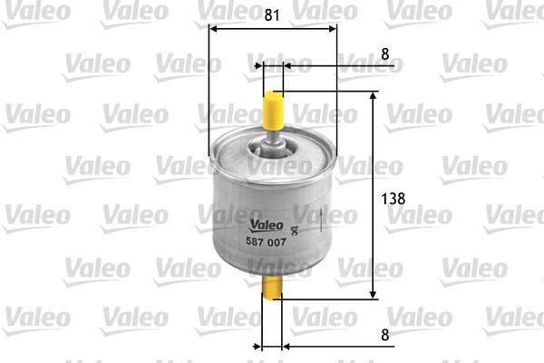 VALEO Üzemanyagszűrő 587007_VALEO