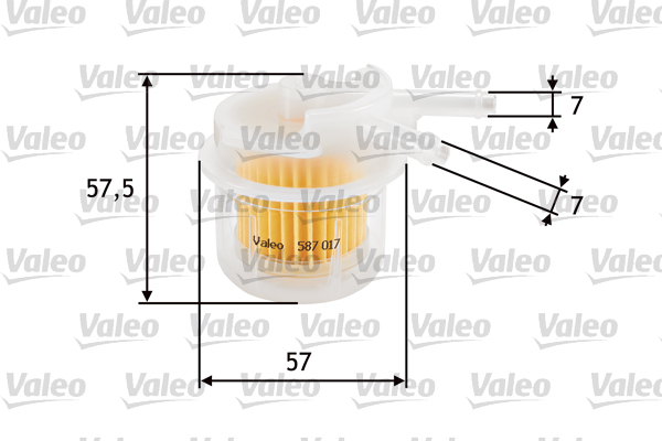 VALEO Üzemanyagszűrő 587017_VALEO