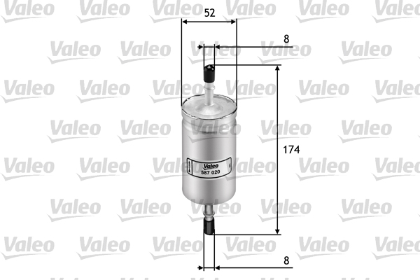 VALEO Üzemanyagszűrő 587020_VALEO