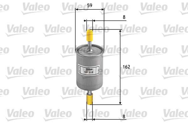 VALEO Üzemanyagszűrő 587028_VALEO