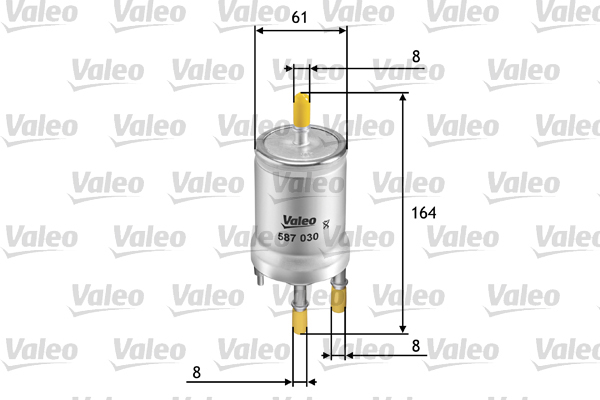 VALEO Üzemanyagszűrő 587030_VALEO