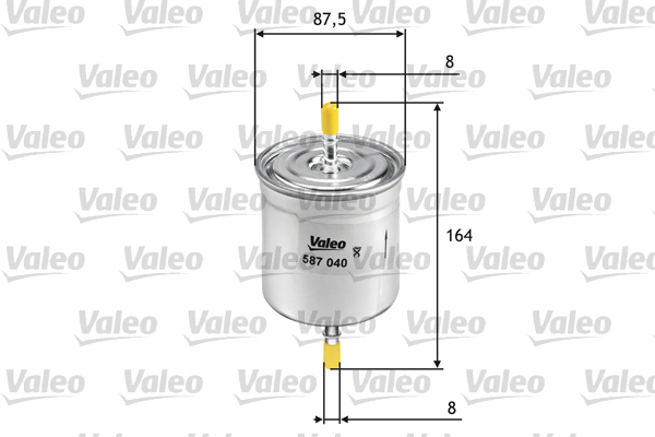 VALEO Üzemanyagszűrő 587040_VALEO