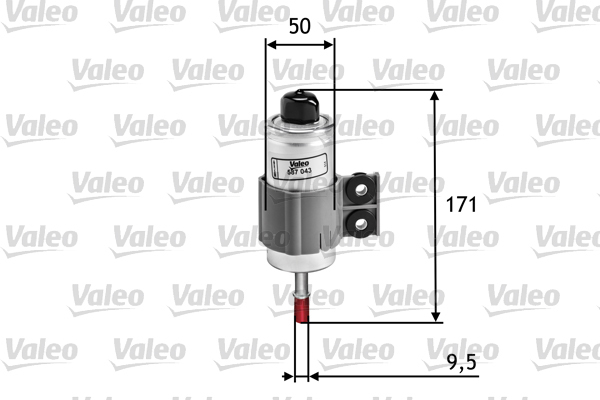 VALEO Üzemanyagszűrő 587043_VALEO