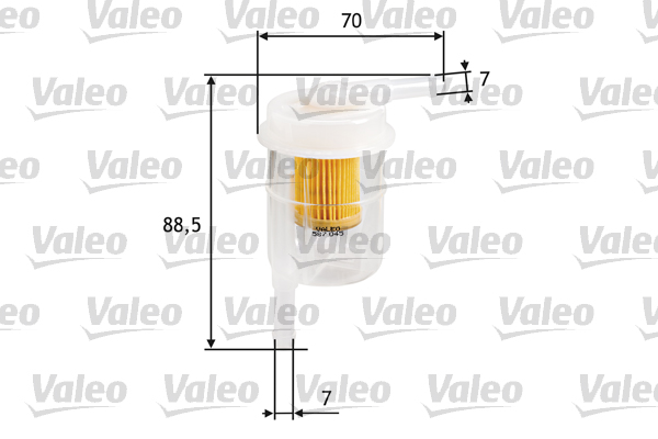 VALEO Üzemanyagszűrő 587045_VALEO