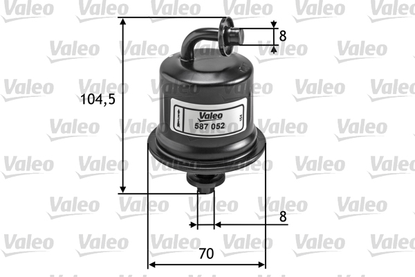 VALEO Üzemanyagszűrő 587052_VALEO