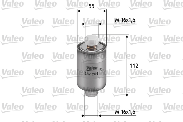 VALEO Üzemanyagszűrő 587201_VALEO