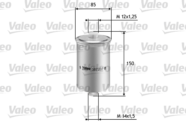 VALEO Üzemanyagszűrő 587202_VALEO