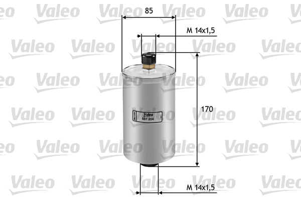 VALEO Üzemanyagszűrő 587204_VALEO