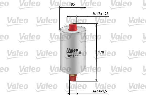 VALEO Üzemanyagszűrő 587207_VALEO