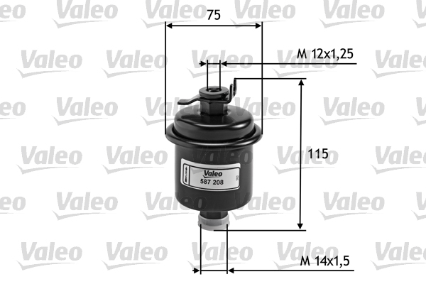 VALEO Üzemanyagszűrő 587208_VALEO