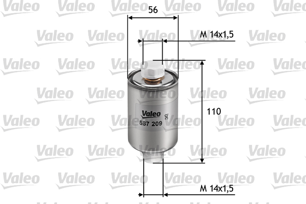 VALEO Üzemanyagszűrő 587209_VALEO