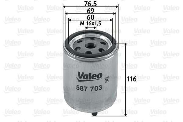 VALEO Üzemanyagszűrő 587703_VALEO