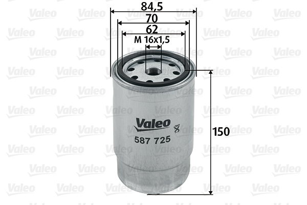 VALEO Üzemanyagszűrő 587725_VALEO