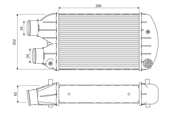 VALEO Töltőlevegő hűtő 817881_VALEO