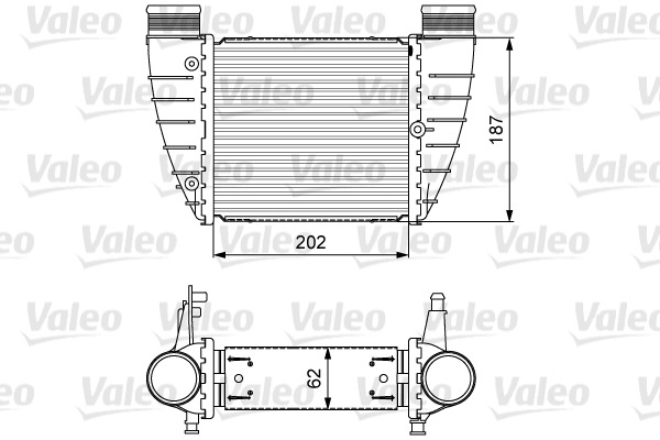 VALEO Töltőlevegő hűtő 818325_VALEO