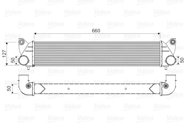 VALEO Töltőlevegő hűtő 818348_VALEO