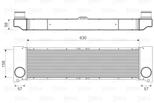 VALEO Töltőlevegő hűtő 818356_VALEO