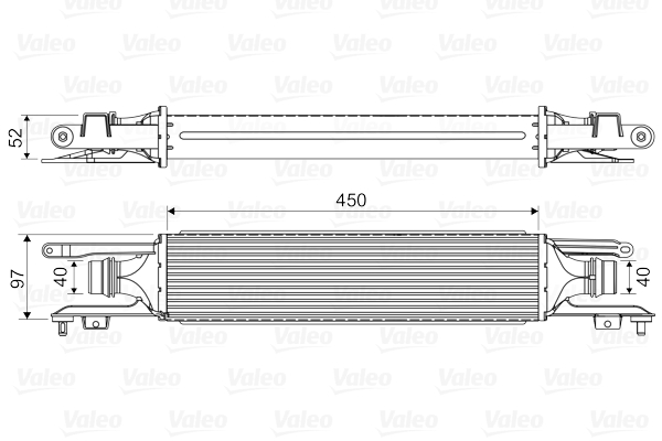 VALEO Töltőlevegő hűtő 818577_VALEO