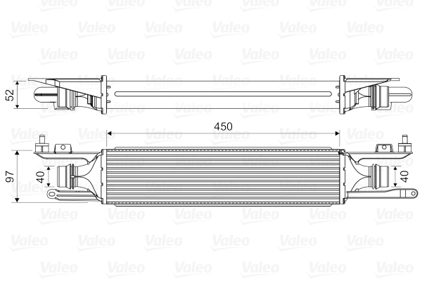 VALEO Töltőlevegő hűtő 818578_VALEO