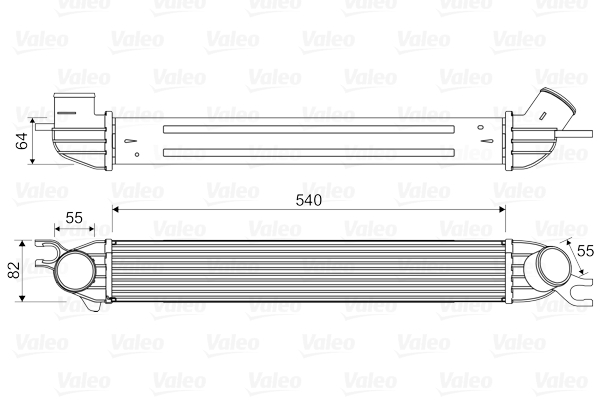 VALEO Töltőlevegő hűtő 818580_VALEO