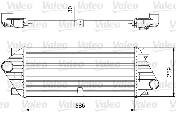 VALEO Töltőlevegő hűtő 818635_VALEO