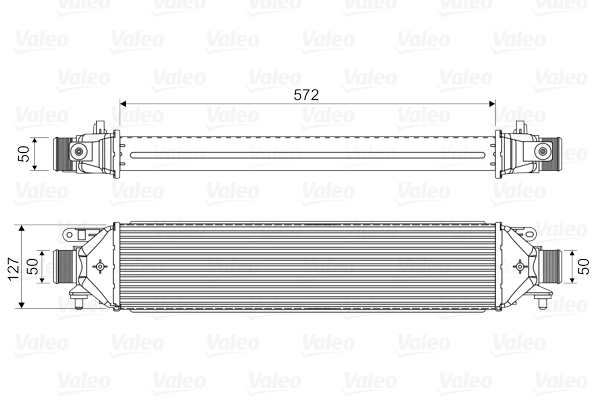 VALEO Töltőlevegő hűtő 818824_VALEO