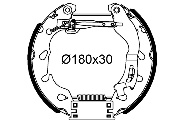 VALEO Fékpofa 554908_VALEO