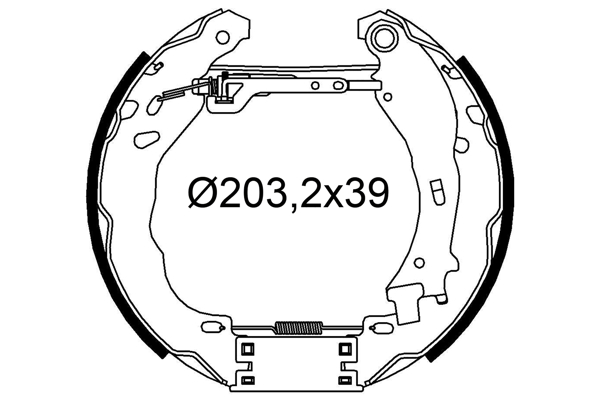 VALEO Fékpofa 554910_VALEO