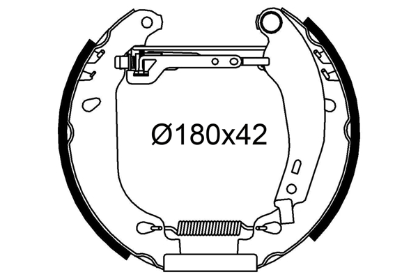 VALEO Fékpofa 554979_VALEO